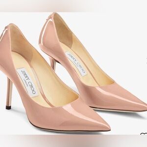 Jimmy Choo
Ballet Pink Patent Leather pump’s 
with JC emblem
Women’s size 8.5